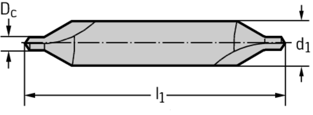 K1131-0.8 - HSS-Zentrierbohrer, links - /images/T_DR_K1131-Z_D_01.png