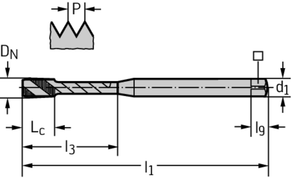 P205183-M4 - HSS-E Maschinen-Gewindebohrer - /images/P_TR_PDUR-P205183-ZV_D_01.png
