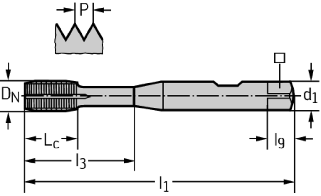 S2061305-M3 - HSS-E Maschinen-Gewindeformer - /images/P_TR_PDYN-S2061305-ZVB_D_01.png