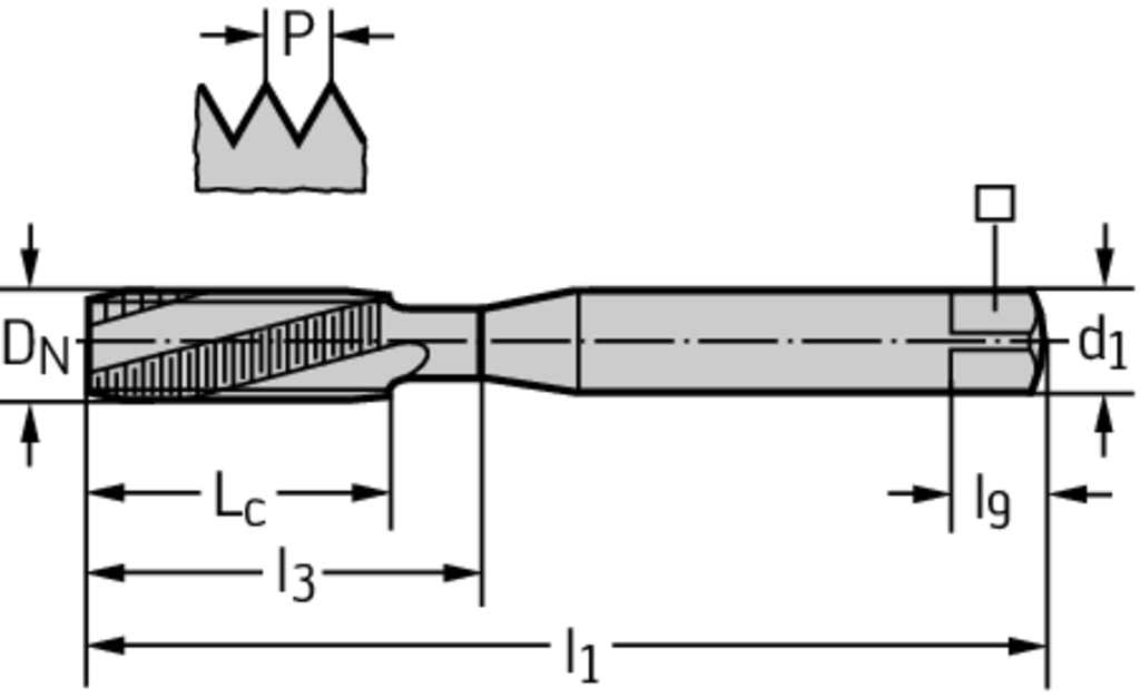 20411-M5 - HSS-E Maschinen-Gewindebohrer - /images/P_TR_PDUR-20411-ZV_D_01.png
