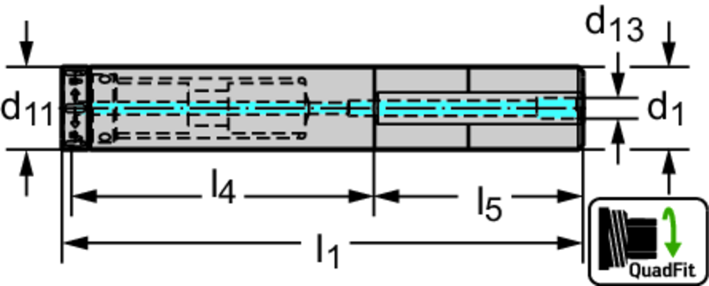 A3000.16-Q25-184 - Zylinderschaftaufnahme – schwingungsgedämpft - /images/W_A-A3000-F_D_01.png