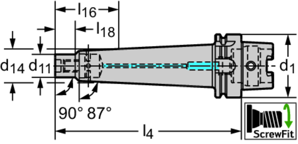 AC060-H100-T22-235 - HSK-Aufnahme – schwingungsgedämpft AC060-H - /images/W_A_AC060-H_D_01.png