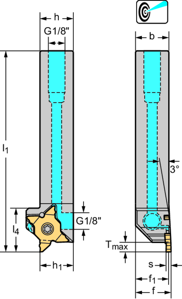 G3051.16L-MX22-2-P - Schaftwerkzeug 3° – Radialstechen G3051...-P - /images/W_T_G3051-12-16-P-INCH_D_01.png