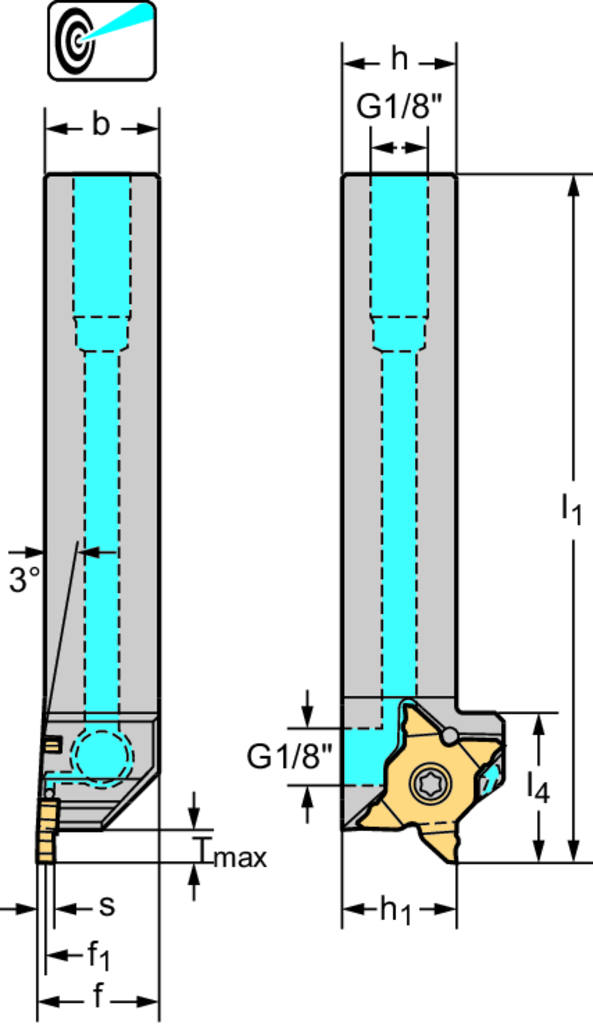 G3051.16L-MX22-2-P - Schaftwerkzeug 3° – Radialstechen G3051...-P - /images/W_T_G3051L-12-16-P-INCH_D_01.png