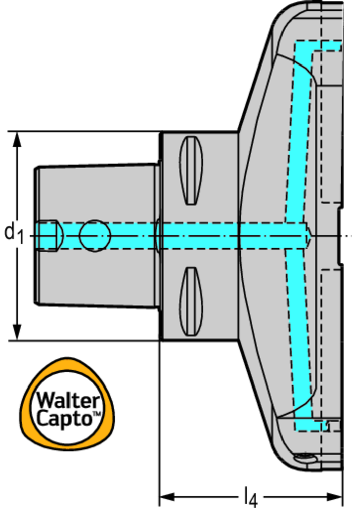 B5120-198-000-C8-B - Precision XT - Feinbohrwerkzeug - Grundkörper - /images/W_DI_B5120-C-GK-1_D_01.png