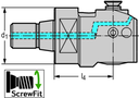 B5115-019-023-T18-B - Precision XT - Feinbohrwerkzeug - Grundkörper - /images/W_DI_B5115-T-GK_D_01.png