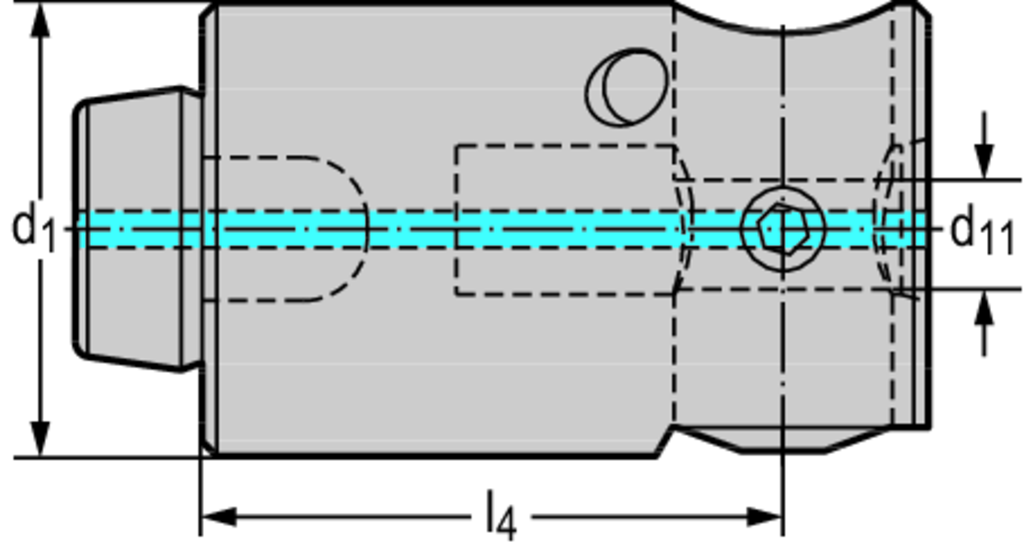 B5110-001-006-N2-B - Precision XT - Feinbohrwerkzeug - Grundkörper - /images/W_DI_B5110-N-GK_D_01.png