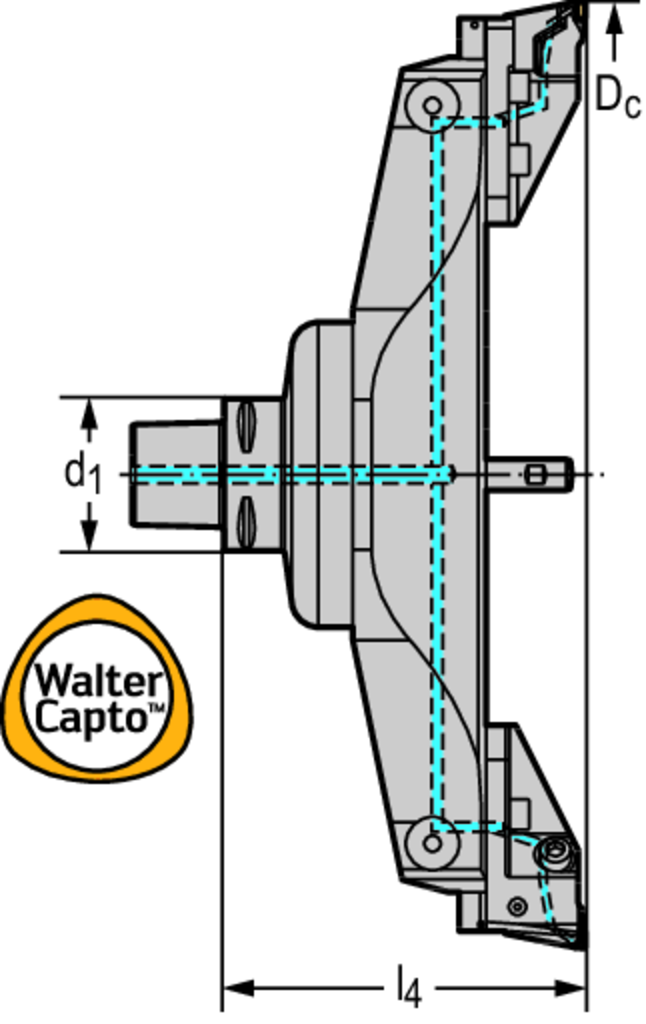 B5560-458-540-C8-P400 - Boring XT - Zweischneidiges Aufbohrwerkzeug - /images/W_DI_B5560-C-P400-2_D_01.png