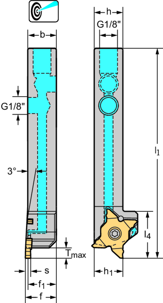 G3051-1616L-MX22-2-P - Schaftwerkzeug 3° – Radialstechen G3051...-P - /images/W_T_G3051L-12-16-P_D_01.png