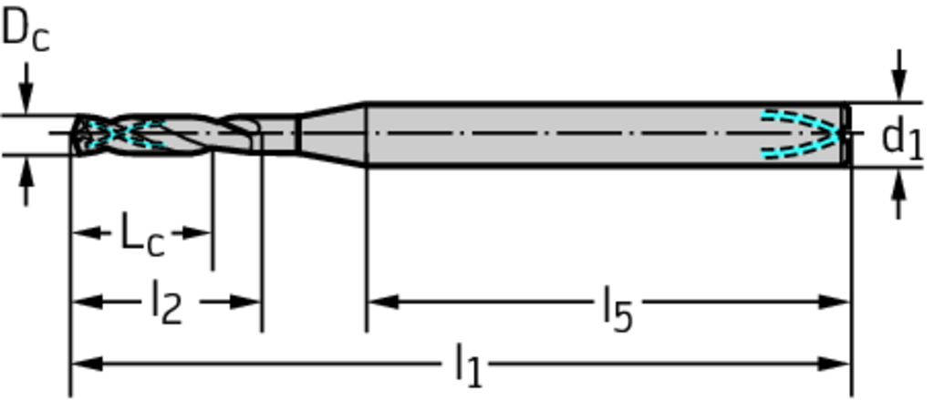 DB133-12-01.984A1-WJ30ER - VHM-Micro-Bohrer mit Kühlkanal - /images/T_DR_DB133-12-A1_D_01.png