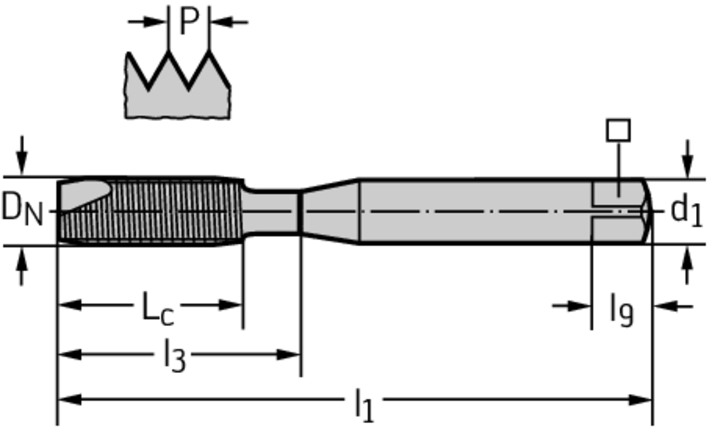 20211-M1.4 - HSS-E Maschinen-Gewindebohrer - /images/P_TR_PTEX-20211-ZV_D_01.png