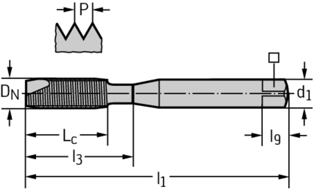 20211-M1.6 - HSS-E Maschinen-Gewindebohrer - /images/P_TR_PTEX-20211-ZV_D_01.png