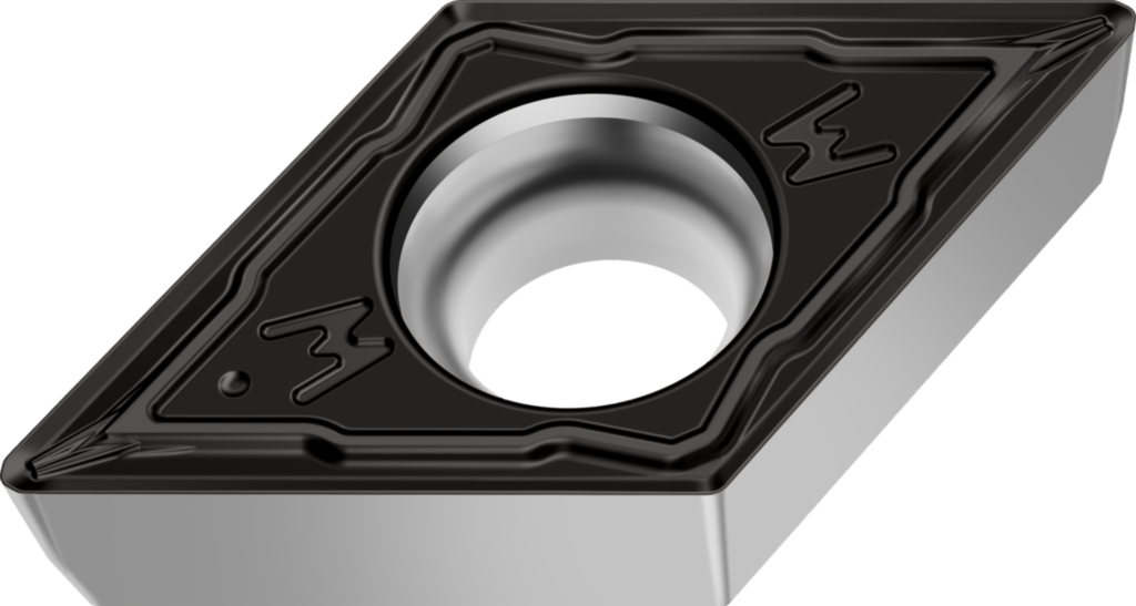 DCMT11T308-FW4 WSM20S - Wendeschneidplatte Drehen – Rhombisch positiv 55° - /images/DCMT11T304-FW4_SILVER_MV_AD.png