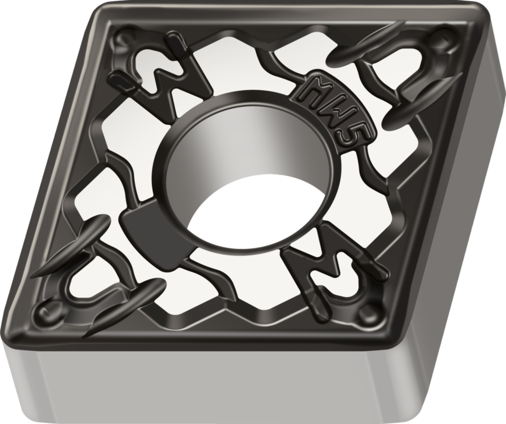 CNMG120408-MW5 WKK10S - Wendeschneidplatte Drehen – Rhombisch negativ 80° - /images/CNMG-MW5_SILVER_P_MV_AD.png