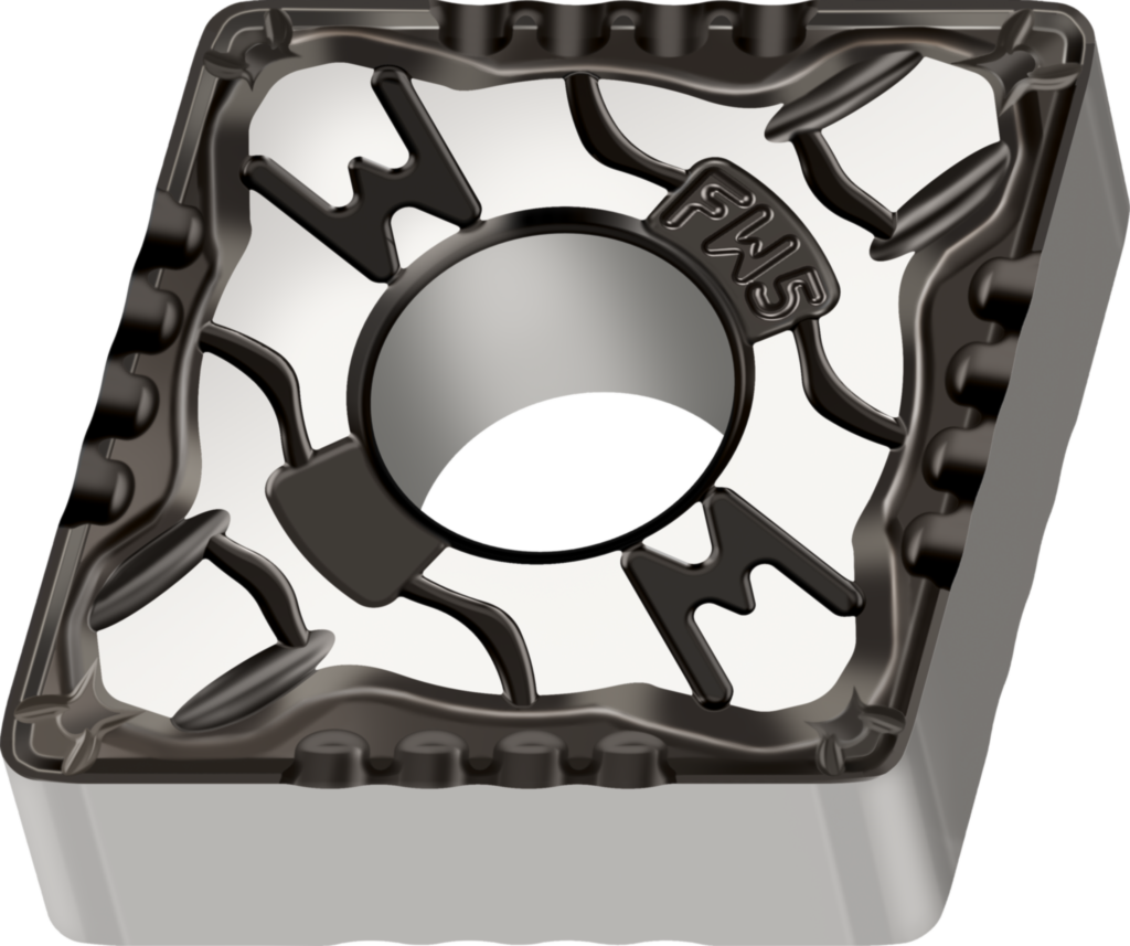 CNMG120404-FW5 WSM20S - Wendeschneidplatte Drehen – Rhombisch negativ 80° - /images/CNMG-FW5_SILVER_P_MV_AD.png