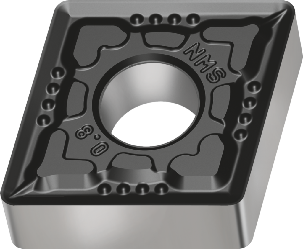 CNMG120408-NMS WSM30S - Wendeschneidplatte Drehen – Rhombisch negativ 80° - /images/W_T_CNMG-NMS_SILVER_P_01.png