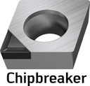 CCGT060204FS-M1 WDN10 - PKD Wendeschneidplatte Drehen – Rhombisch positiv 80° - /images/W_T_CCGT-M1_PCD_CHIPBREAKER_P_01.png