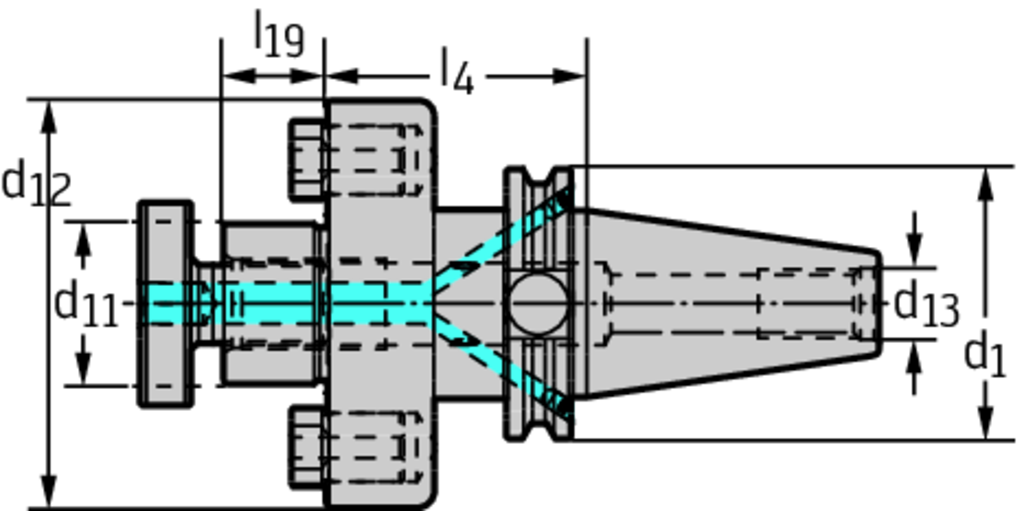 AB001.K40-B19-038 - Aufsteckfräserdorn ASME B5.50 AB001.K - /images/W_A_AB001-K_D_01.png