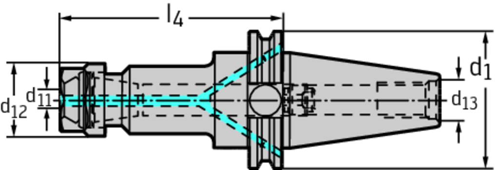 AB009.K40-ER16-105 - ER-Spannzangenfutter ASME B5.50 AB009.K - /images/W_A_AB009-K_D_01.png