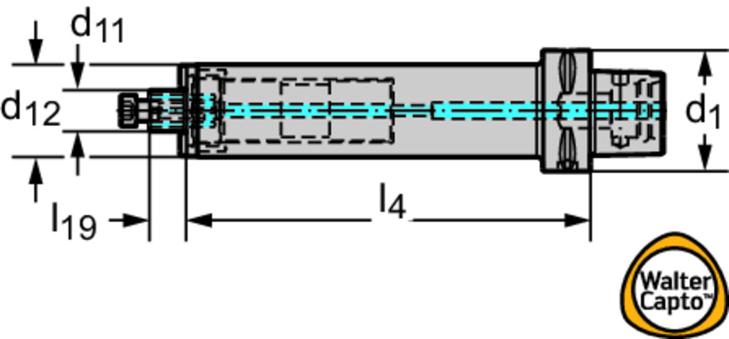 AC001-C6-B16-160 - Walter Capto TM Aufnahme – schwingungsgedämpft AC001-C - /images/W_A_AC001_CAPTO_D_01.png