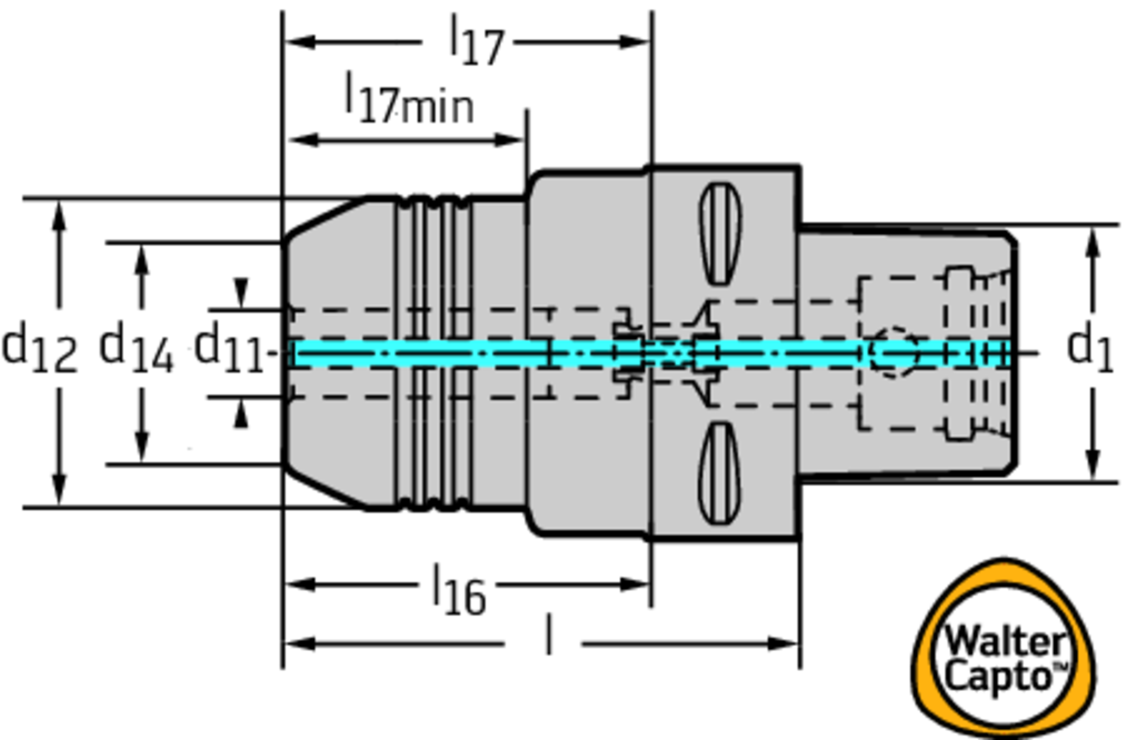 AK182.C5.070.12 - Hydrodehn-Spannfutter Walter Capto TM  ISO 26623-1 AK182.C - /images/W_A_AK182-CAPTO_D_01.png