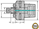 C5-A391.05C-25 025M - Aufsteckfräserdorn AK155.8.C - /images/W_A_AK155-CAPTO_D_01.png