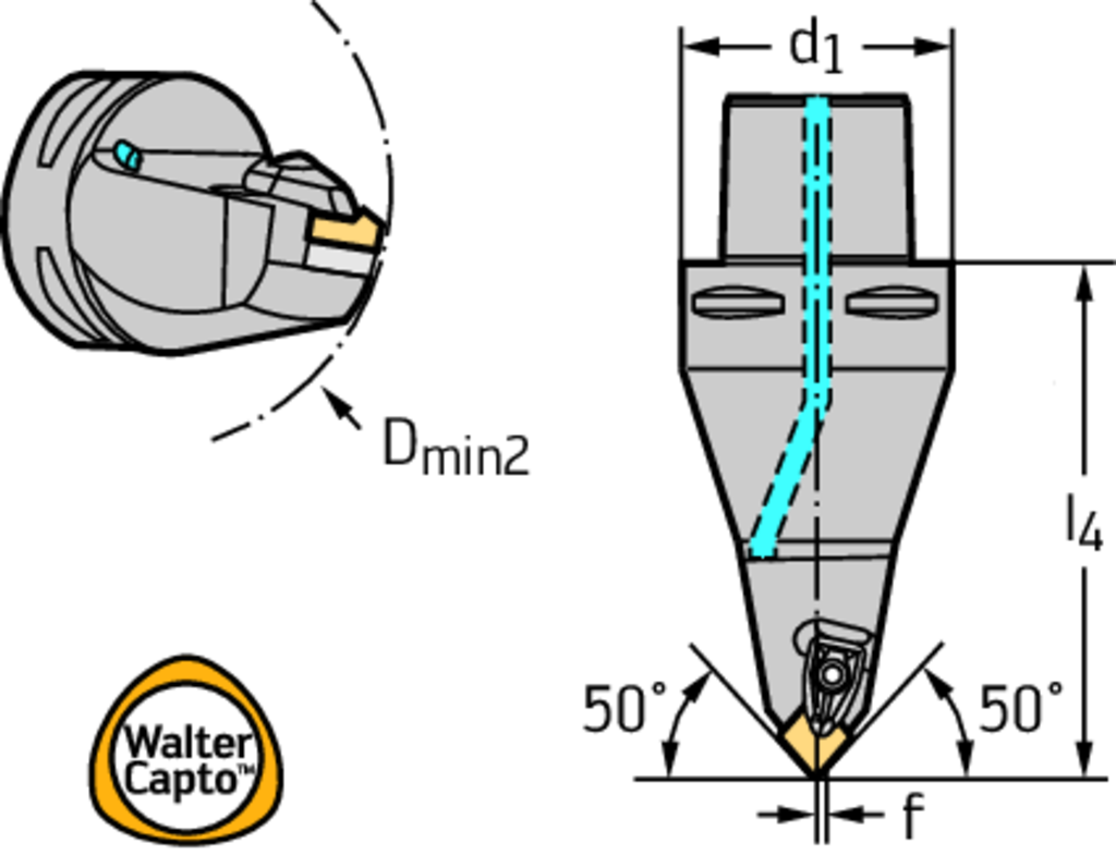 C6-DCMNN-00090-16 - Drehhalter 45° – Pratzenspannung C... - /images/W_T_DCMN-CAPTO_EX_D_01.png