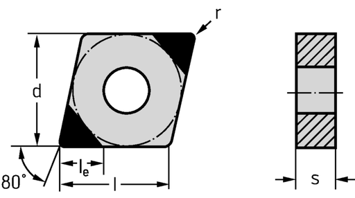 CNGA120412TM-MW2 WBH10C